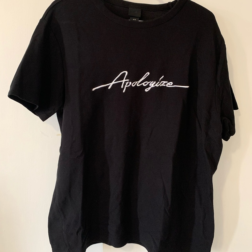 H&M black t-shirt, size XL